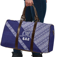 Tonga Queen Salote College Travel Bag 100 Years Anniversary Navy Color