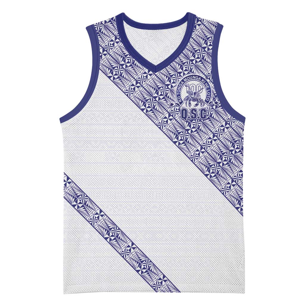 Tonga Queen Salote College Basketball Jersey 100 Years Anniversary White Color