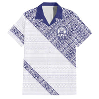 Tonga Queen Salote College Family Matching Long Sleeve Bodycon Dress and Hawaiian Shirt 100 Years Anniversary White Color LT05 Dad's Shirt - Short Sleeve White - Polynesian Pride