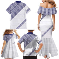 Tonga Queen Salote College Family Matching Mermaid Dress and Hawaiian Shirt 100 Years Anniversary White Color LT05 - Polynesian Pride