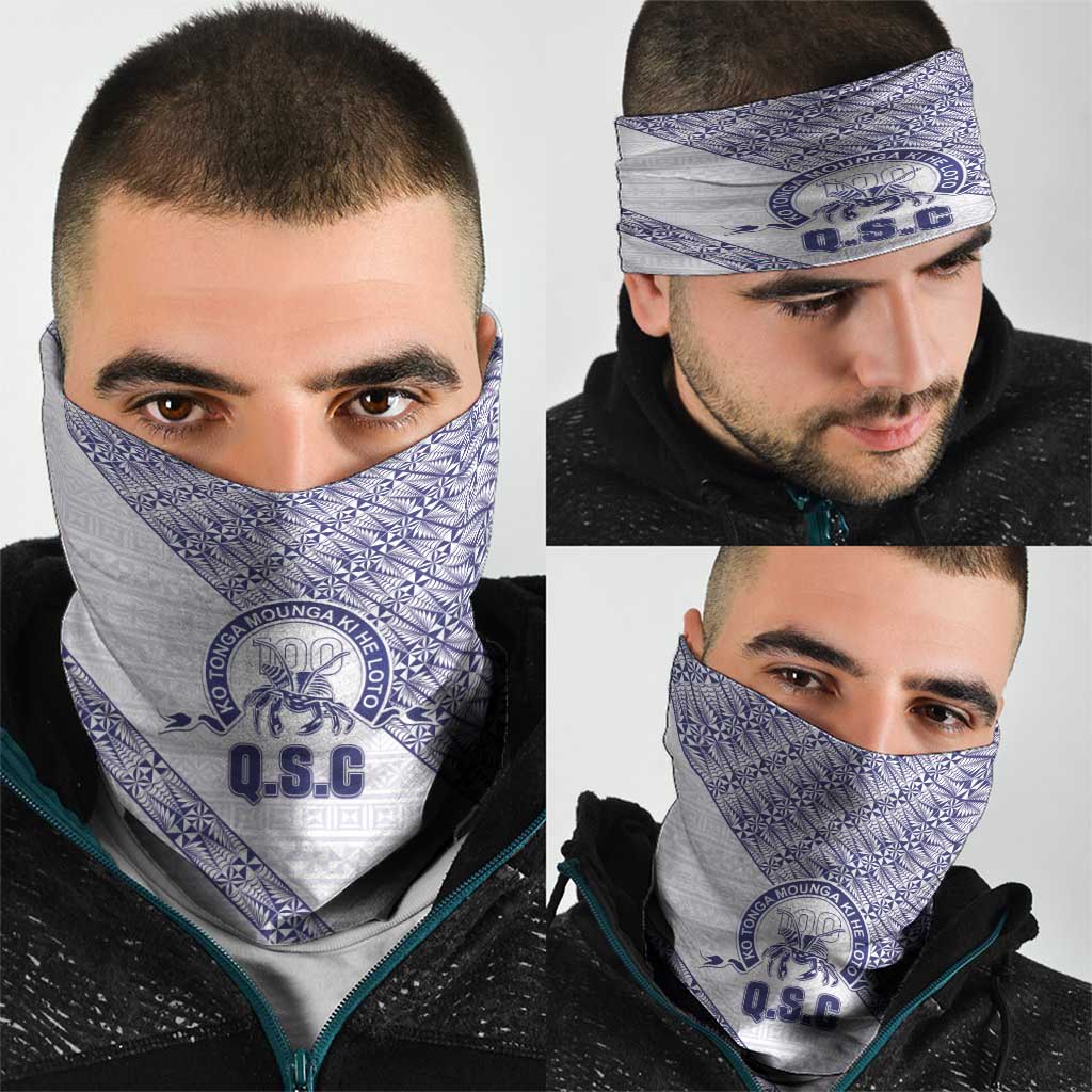 Tonga Queen Salote College Neck Gaiter 100 Years Anniversary White Color