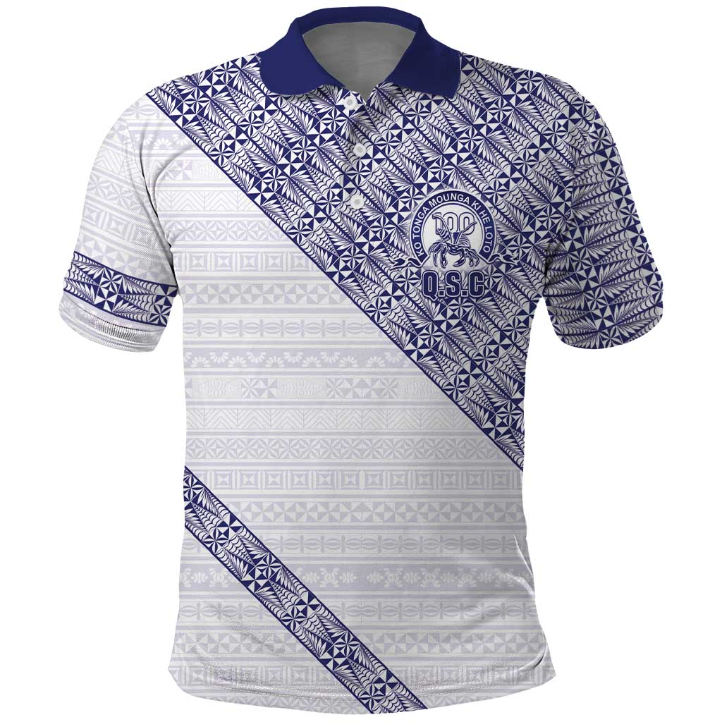 Tonga Queen Salote College Polo Shirt 100 Years Anniversary White Color