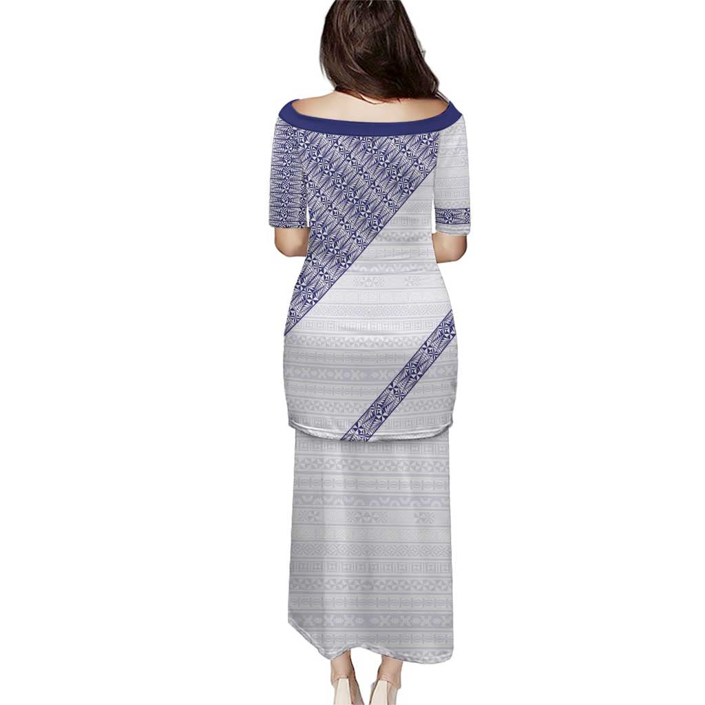 Tonga Queen Salote College Puletasi 100 Years Anniversary White Color