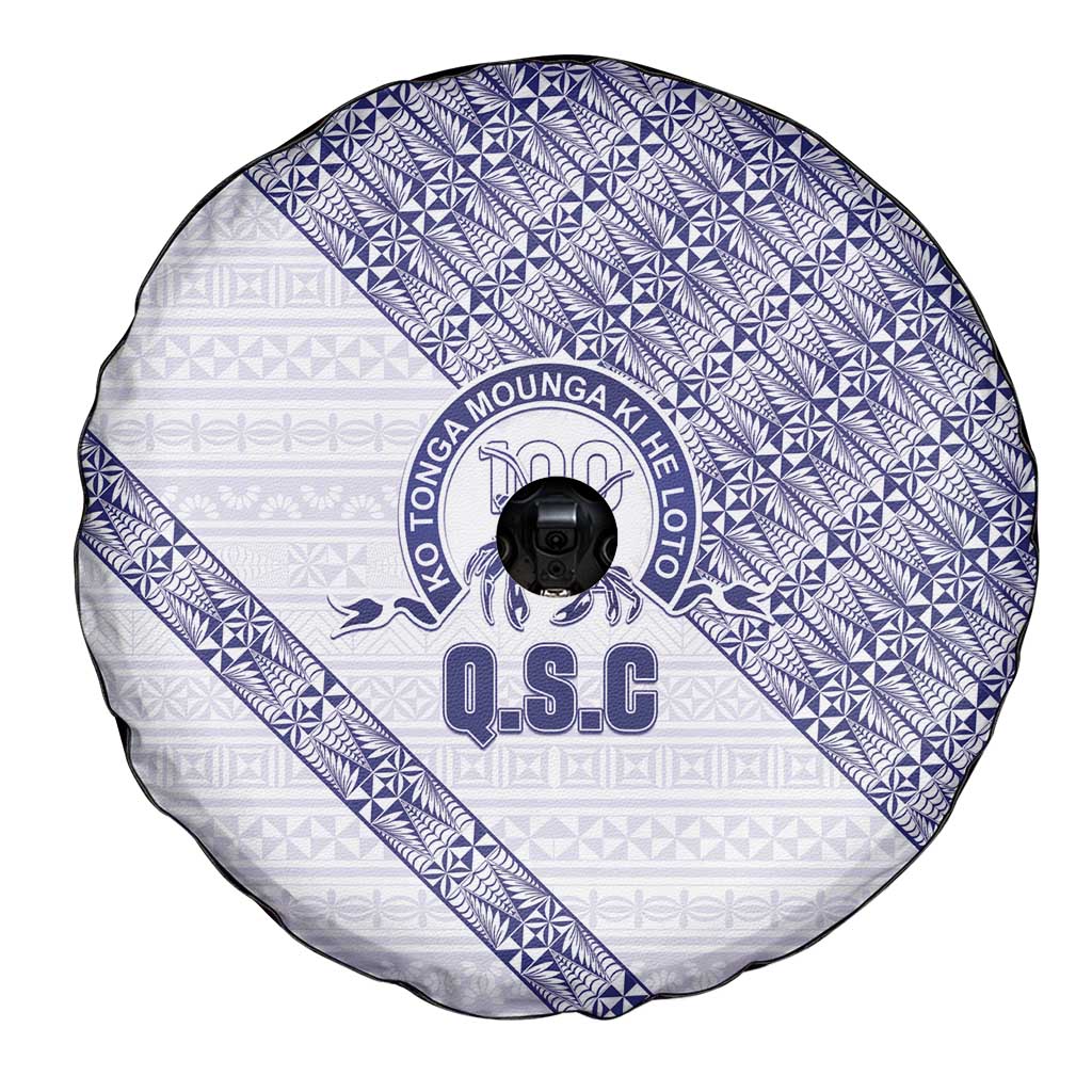 Tonga Queen Salote College Spare Tire Cover 100 Years Anniversary White Color