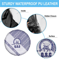 Tonga Queen Salote College Spare Tire Cover 100 Years Anniversary White Color