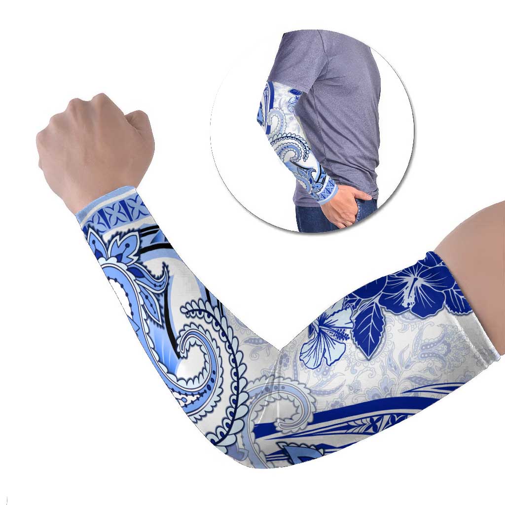 Polynesia Paisley Arm Sleeves Mix Navy Polynesian Pattern - Polynesian Pride