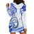 Polynesia Paisley Hoodie Dress Mix Navy Polynesian Pattern LT05 - Polynesian Pride