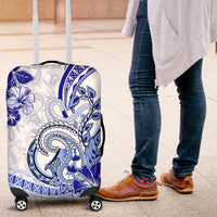 Polynesia Paisley Luggage Cover Mix Navy Polynesian Pattern LT05 Navy - Polynesian Pride