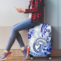 Polynesia Paisley Luggage Cover Mix Navy Polynesian Pattern LT05 - Polynesian Pride