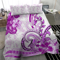 Polynesia Paisley Bedding Set Mix Pink Polynesian Pattern