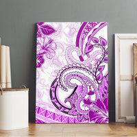 Polynesia Paisley Canvas Wall Art Mix Pink Polynesian Pattern