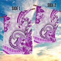 Polynesia Paisley Garden Flag Mix Pink Polynesian Pattern