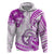 Polynesia Paisley Hoodie Mix Pink Polynesian Pattern LT05 Pullover Hoodie Pink - Polynesian Pride