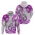 Polynesia Paisley Hoodie Mix Pink Polynesian Pattern LT05 - Polynesian Pride