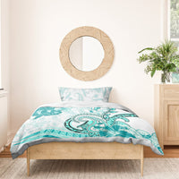Polynesia Paisley Bedding Set Mix Teal Polynesian Pattern