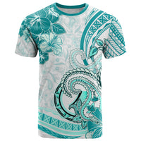 Polynesia Paisley T Shirt Mix Teal Polynesian Pattern LT05 Teal - Polynesian Pride