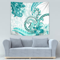 Polynesia Paisley Tapestry Mix Teal Polynesian Pattern