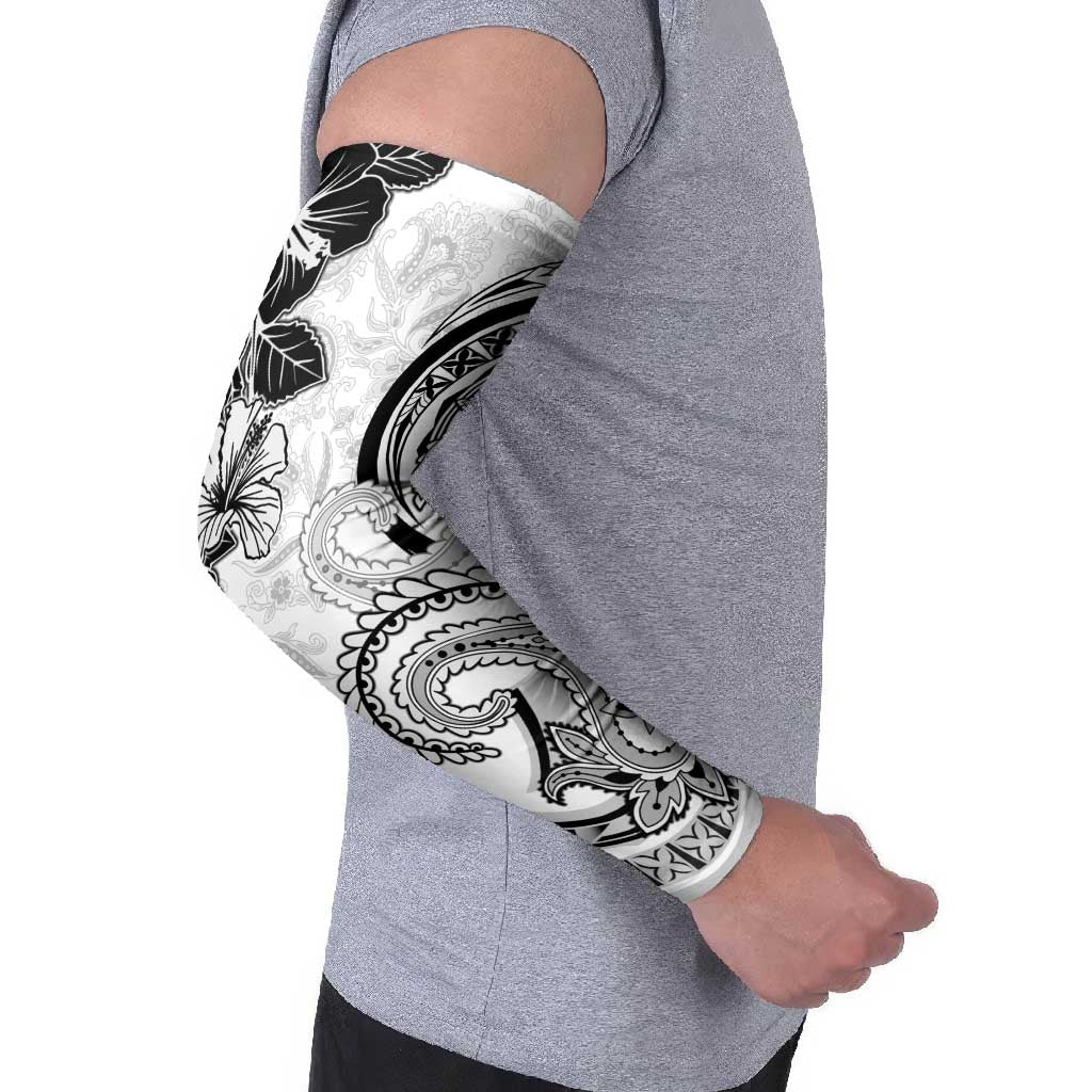 Polynesia Paisley Arm Sleeves Mix White Polynesian Pattern - Polynesian Pride