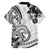 Polynesia Paisley Family Matching Long Sleeve Bodycon Dress and Hawaiian Shirt Mix White Polynesian Pattern LT05 - Polynesian Pride