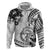 Polynesia Paisley Hoodie Mix White Polynesian Pattern LT05 Zip Hoodie White - Polynesian Pride