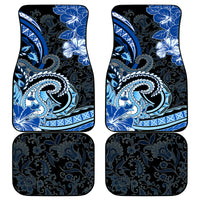 Polynesia Paisley Car Mats Mix Blue Polynesian Pattern