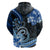 Polynesia Paisley Hoodie Mix Blue Polynesian Pattern LT05 - Polynesian Pride