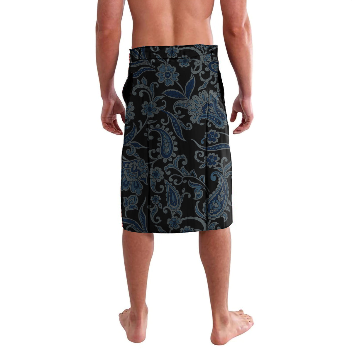 Polynesia Paisley Lavalava Mix Blue Polynesian Pattern LT05 - Polynesian Pride