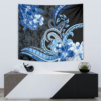 Polynesia Paisley Tapestry Mix Blue Polynesian Pattern