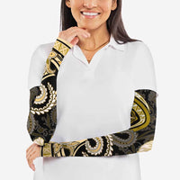 Polynesia Paisley Arm Sleeves Mix Gold Polynesian Pattern - Polynesian Pride