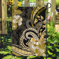 Polynesia Paisley Garden Flag Mix Gold Polynesian Pattern