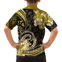 Polynesia Paisley Hawaiian Shirt Mix Gold Polynesian Pattern LT05 - Polynesian Pride