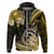 Polynesia Paisley Hoodie Mix Gold Polynesian Pattern LT05 Zip Hoodie Gold - Polynesian Pride