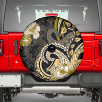 Polynesia Paisley Spare Tire Cover Mix Gold Polynesian Pattern