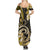 Polynesia Paisley Summer Maxi Dress Mix Gold Polynesian Pattern LT05 - Polynesian Pride