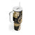 Polynesia Paisley Tumbler With Handle Mix Gold Polynesian Pattern