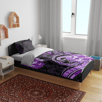 Polynesia Paisley Bedding Set Mix Purple Polynesian Pattern
