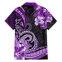 Polynesia Paisley Hawaiian Shirt Mix Purple Polynesian Pattern LT05 - Polynesian Pride
