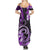 Polynesia Paisley Summer Maxi Dress Mix Purple Polynesian Pattern LT05 - Polynesian Pride