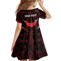 Personalised Easter Island Family Matching Long Sleeve Bodycon Dress and Hawaiian Shirt Polynesian Pattern Emblem