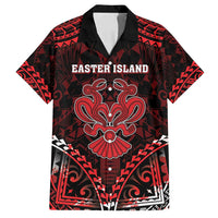 Personalised Easter Island Family Matching Puletasi and Hawaiian Shirt Polynesian Pattern Emblem