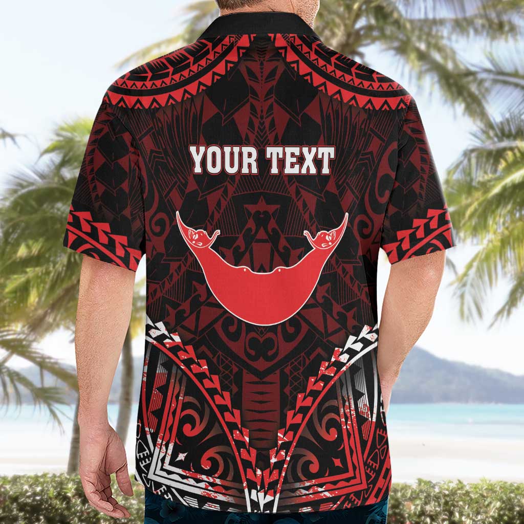Personalised Easter Island Hawaiian Shirt Polynesian Pattern Emblem