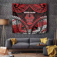 Easter Island Tapestry Polynesian Pattern Emblem