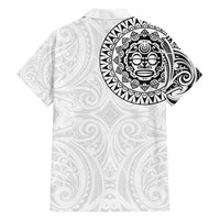 New Zealand Aotearoa Family Matching Short Sleeve Bodycon Dress and Hawaiian Shirt Maori Te Mata O Rongokako LT05 - Polynesian Pride