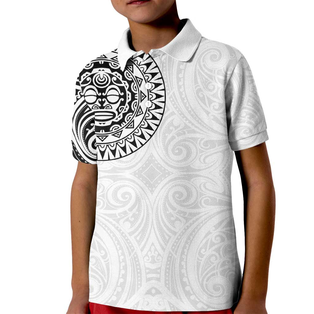 New Zealand Aotearoa Kid Polo Shirt Maori Te Mata O Rongokako