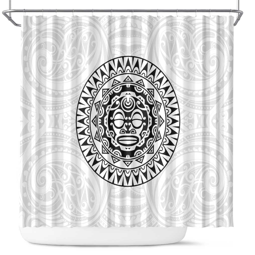 New Zealand Aotearoa Shower Curtain Maori Te Mata O Rongokako