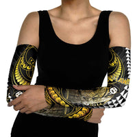 Hawaii Kuhio The Citizen Prince Arm Sleeves Gold Polynesian Tribal Tattoo