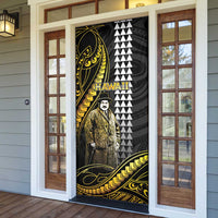 Hawaii Kuhio The Citizen Prince Door Cover Gold Polynesian Tribal Tattoo