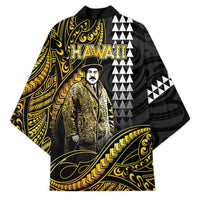 Hawaii Kuhio The Citizen Prince Kimono Gold Polynesian Tribal Tattoo