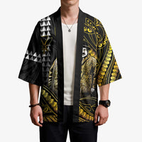 Hawaii Kuhio The Citizen Prince Kimono Gold Polynesian Tribal Tattoo