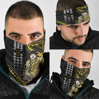 Hawaii Kuhio The Citizen Prince Neck Gaiter Gold Polynesian Tribal Tattoo